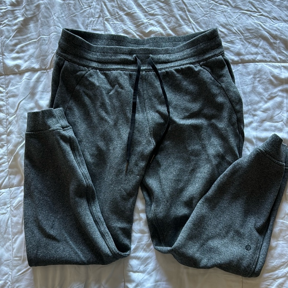 Size 12 lululemon dark grey scuba sweatpants